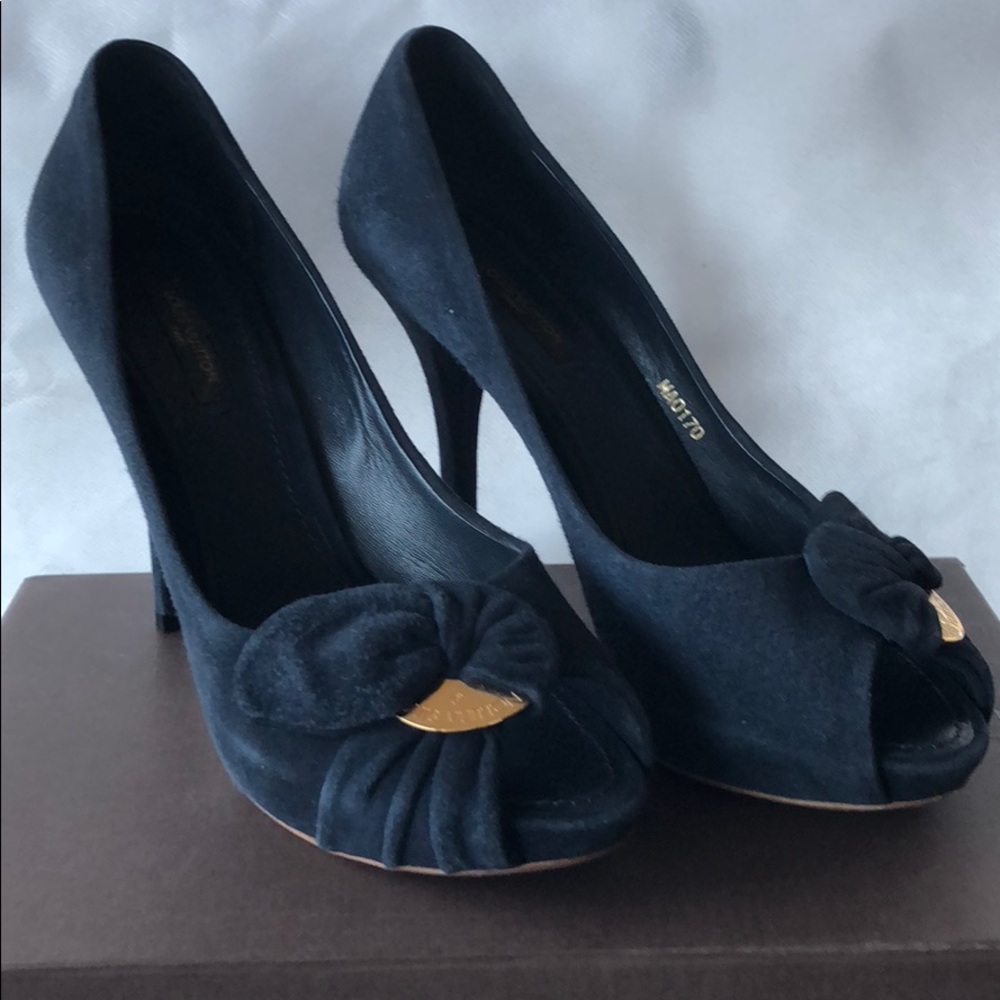 Louis vuitton navy blue shoes - Picture 2 of 7